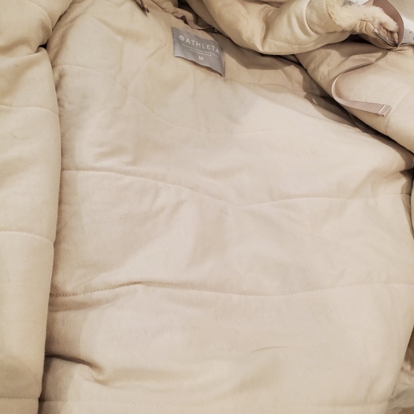 Athleta Ritual Fur Jacket Womens Size Medium - Picture 16 of 16